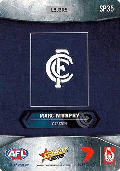 2015 Select AFL Champions - Silver #SP35 Marc Murphy Back